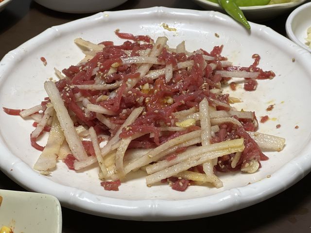 자타공인 칭다오 최고의 양곱창집, 황소곱창마당(庭院屋)
