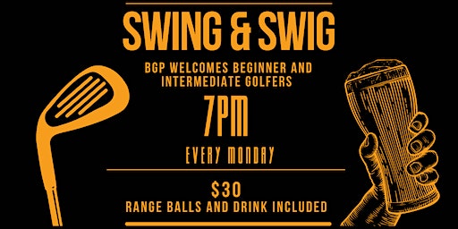 Swing & Swig Social Night (Glendale) | Bellair Golf Park