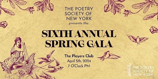 The Poetry Society of New York's Spring Gala | The Players