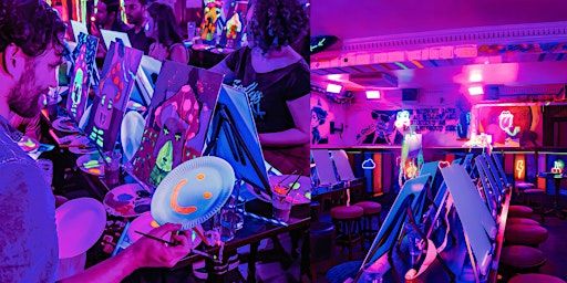 Neon Painting: Techno Painting | Pawn Shop | Dame Street