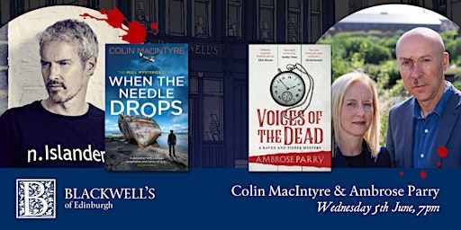 Colin MacIntyre & Ambrose Parry | Blackwell's Bookshop