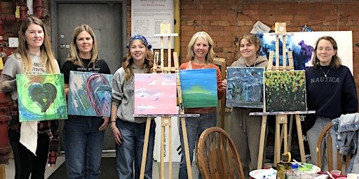 Expressive Abstract Painting Workshop | The Cotton Factory, Hamilton, ON, Canada