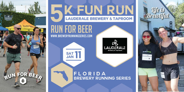 5k Beer Run x LauderAle | 2025 Florida Brewery Running Series | LauderAle Brewery