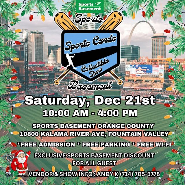 Sports Cards Collectible Show at Sports Basement | Sports Basement Orange County