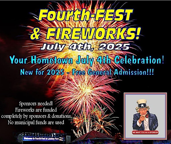 Fourth-Fest & Fireworks 2025- Punta Gorda,FL | Laishley Park
