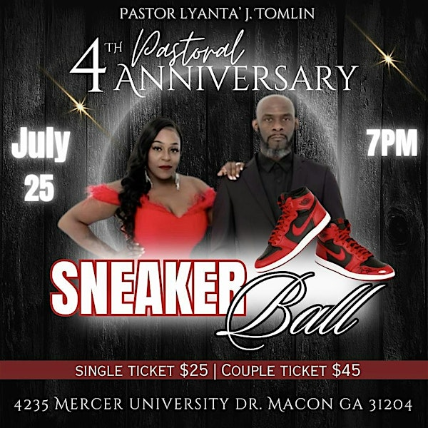 Pastor Lyanta’ Tomlin 4th Pastoral Anniversary Sneaker Ball | 4235 Mercer University Dr