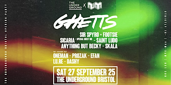 Ghetts & More • The Underground Bristol | The Underground
