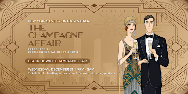 New Year's Eve Countdown Gala - The Champagne Affair | Bae Side False Creek