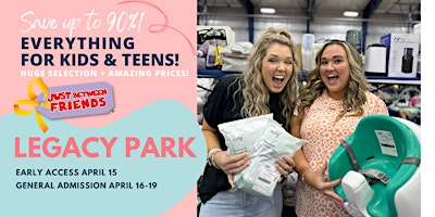 JBF Kids' MEGA Sale April 15-19 | Legacy Park Multipurpose Center