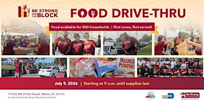 Be Strong International's July Food Drive 2026 | 11350 SW 216th St