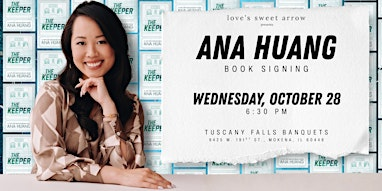 The Keeper Book Signing and Q&A with Ana Huang @ Tuscany Falls, Mokena, IL | Tuscany Falls Banquets