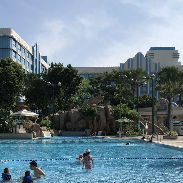 An unique disney hotel in Art Deco style