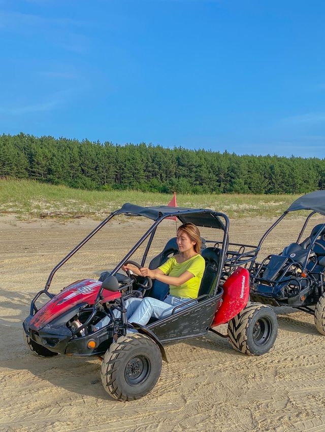 오프로드 해안도로를 달리는 🏎꽃지카트장 고카트