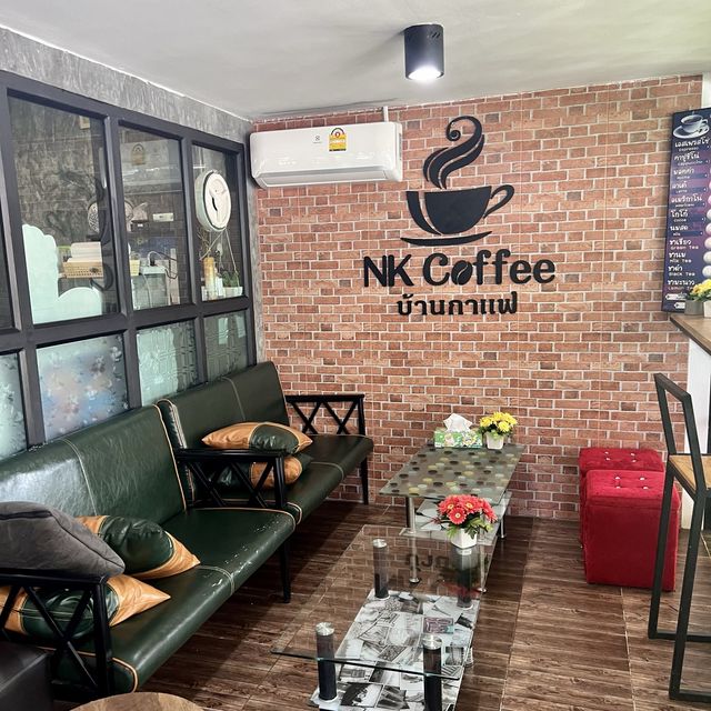 NK coffee บ้านกาแฟ คาเฟ่ธรรมชาติ บรรยากาศดี