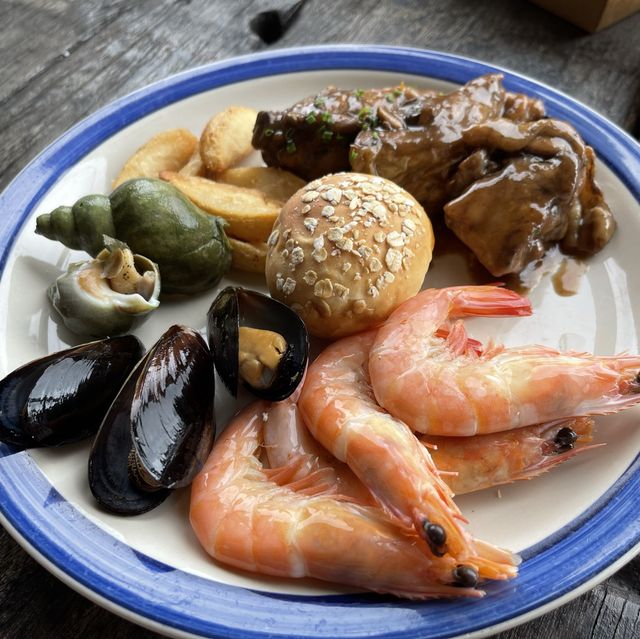 望住海景嘆自助餐德國美食！三歲以下免費