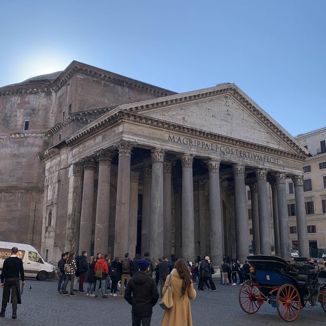 Marvel at the ancient Pantheon in Rome