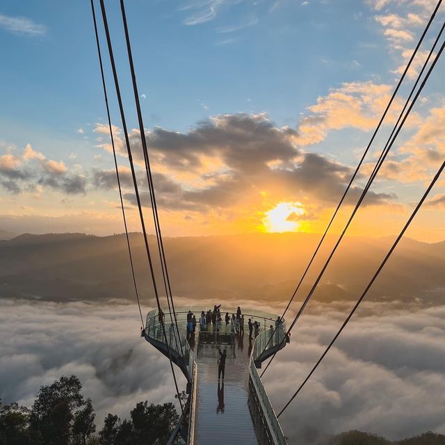 📍  Skywalk อัยเยอร์เวง ทะเลหมอกเบตงสุดปังมากกก ☁️