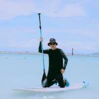 พายซัพโต้คลื่น ทะเลเกาะล้าน