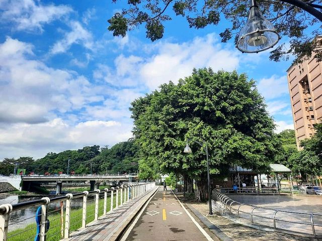 【桃園】南崁溪水岸自行車步道