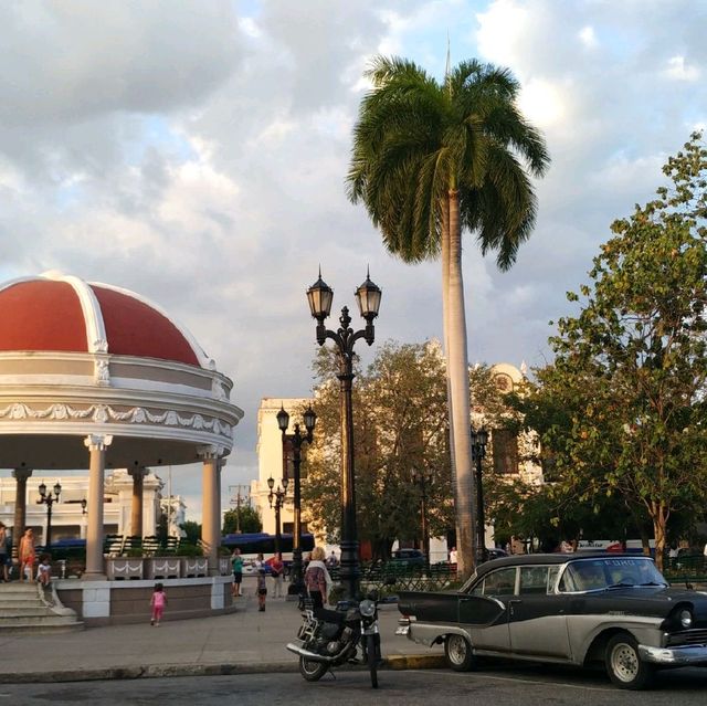 Picturesque neoclassical city in Cuba 