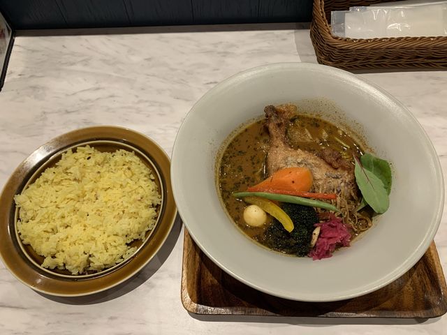 札幌　おすすめグルメ　スープカレー　treasureに大満足❗️