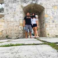 The unfinished Cuartel de Espana in Oslob