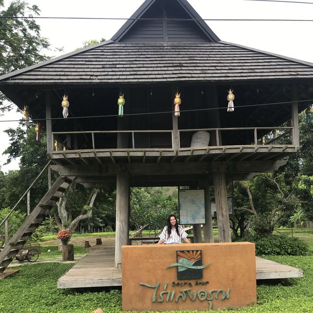 หมอกหน้าฝนริมแม่น้ำโขง ที่ไร่แสงอรุณ
