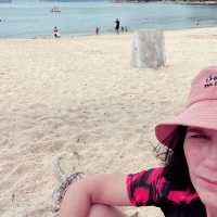 Upscale Beach with Shade Trees