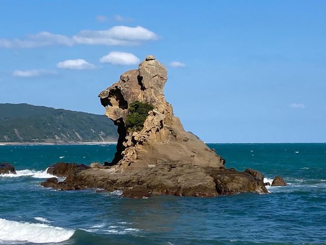 【宮崎】日南梅ヶ浜のライオン岩