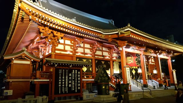 Night visit at Sensoji, Asakusa