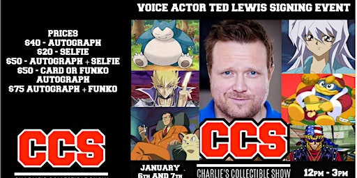 Ted Lewis Meet & Greet @CCS | Charlies Collectible Show
