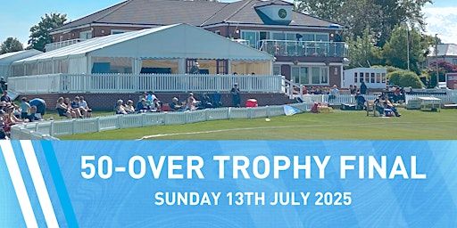 One Day National Trophy Finals 2025 | Chester Boughton Hall Cricket Club, Chester