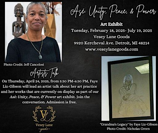 Artist Talk with Faye Liz-Gibson | 9920 Kercheval Ave