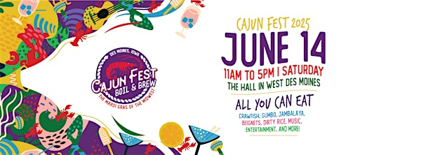 Cajun Fest Boil & Brew 2025 | The Hall DSM