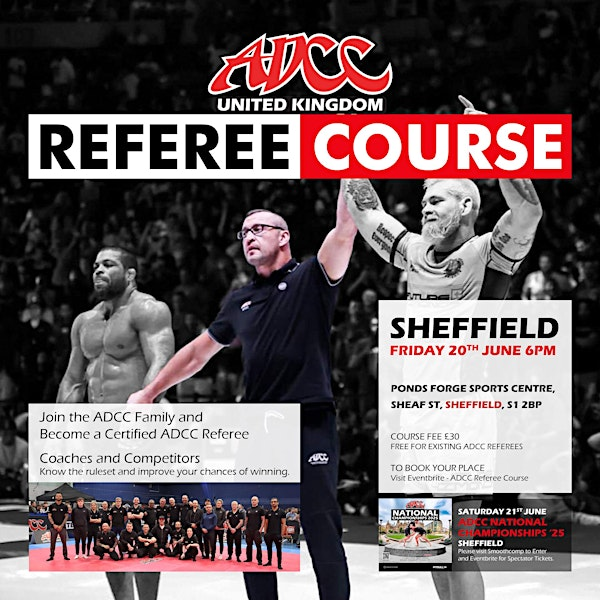 ADCC Official Referee Training Course | Ponds Forge International Sports Centre