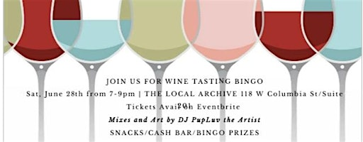Wine Bingo & Art Twist | 118 W Columbia St