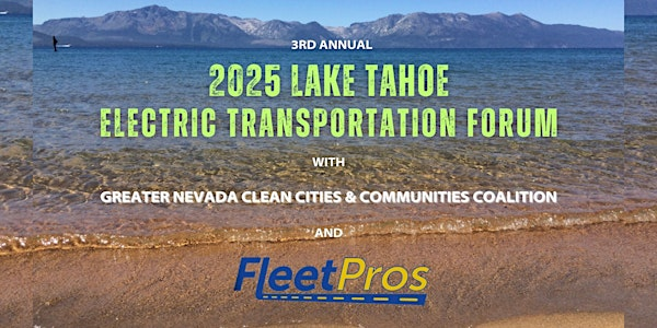 Lake Tahoe Electric Transportation Forum | Tahoe Blue Event Center