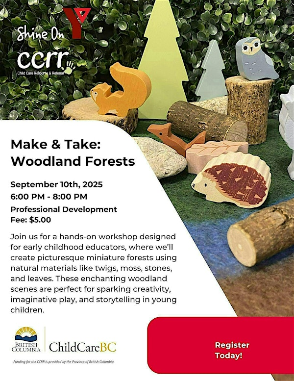 Make & Take: Woodland Forests | Pandosy Street YMCA