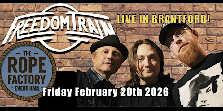 FREEDOM TRAIN LIVE at The Rope Factory | The Rope Factory Event Hall