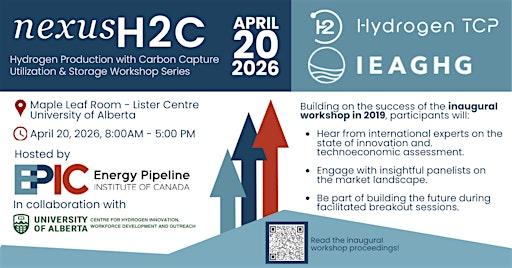 NexusH2C - Hydrogen Production with Carbon Capture Utilization & Storage | Lister Centre, Maple Leaf Room