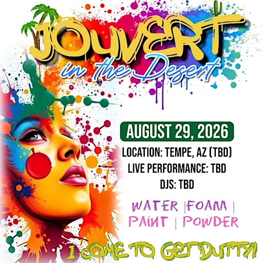 6th Annual J’Ouvert in the Desert: Night Glow | 3812 N Black Cyn Hwy