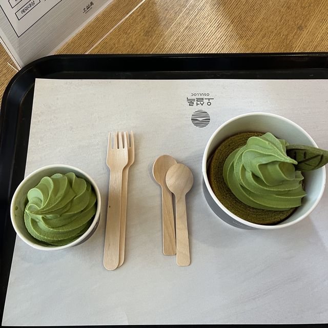 따뜻한 차를 마실 수 있는 제주 오설록 티 뮤지엄
