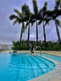 a day at the pool side 