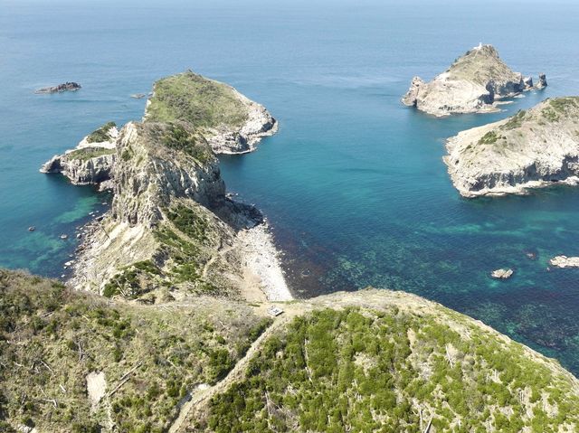 隠岐諸島の最北端「白浜海岸」