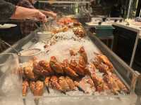 High class buffet dinner at Marriot