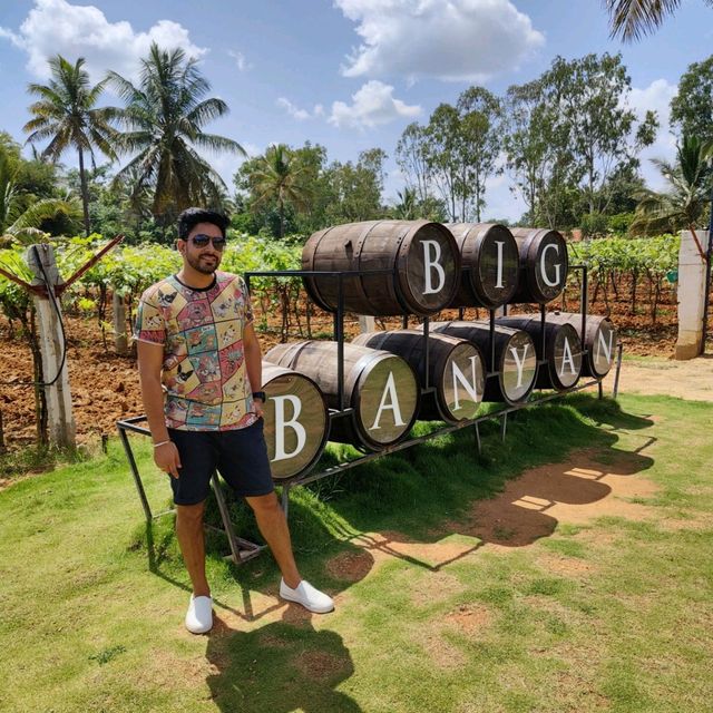 Amazing vineyard and winery near Bengaluru 