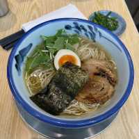 尖沙咀清新的柚子拉麵🍜
