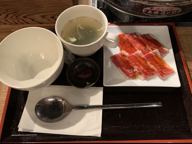 札幌　炭火焼肉やまごや(狸小路２丁目)のランチに大満足！