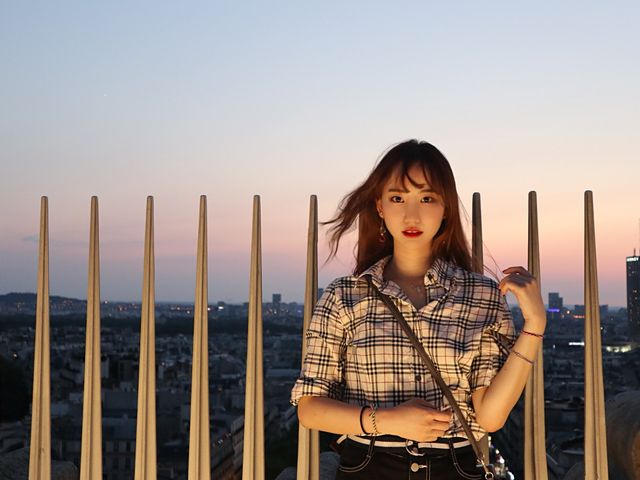 파리 노을은 여기, 에투알 개선문❤️