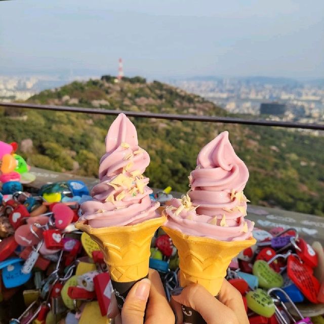 서울타워에서 보는 서울의 봄🌸